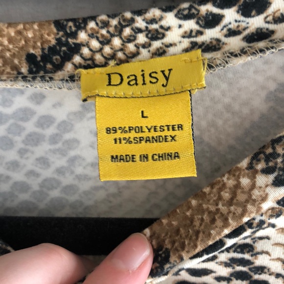 Snake skin printed crop top - Picture 2 of 3